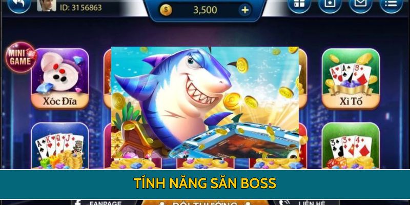 Tính năng săn boss tại bắn cá TAPTAP